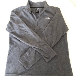North face fleece quarter zip pullover